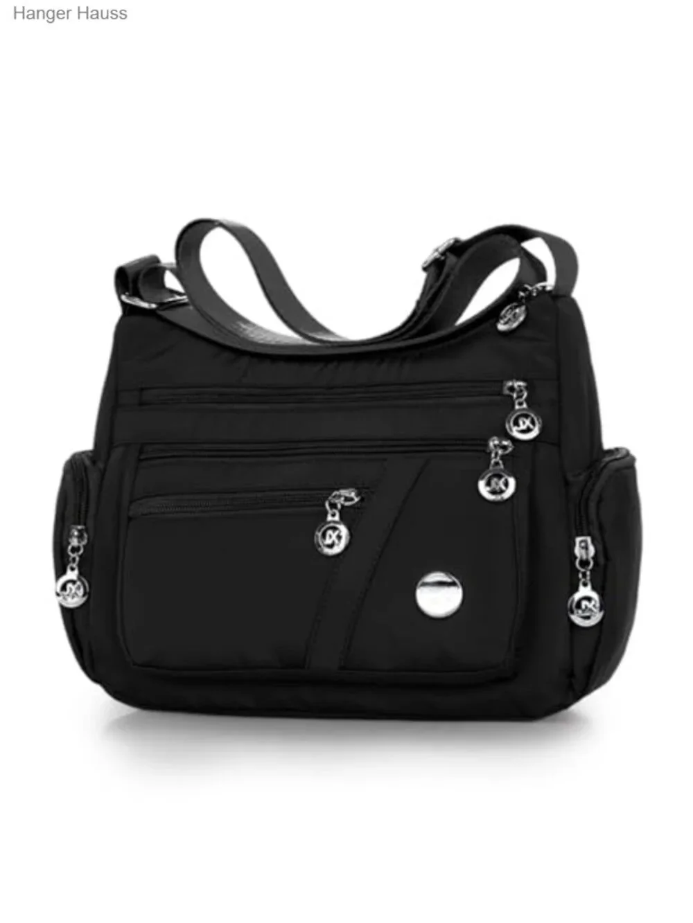 Nylon Crossbody Bag for Women Waterproof Lightweight Multi-Pocket Shoulder Purse
